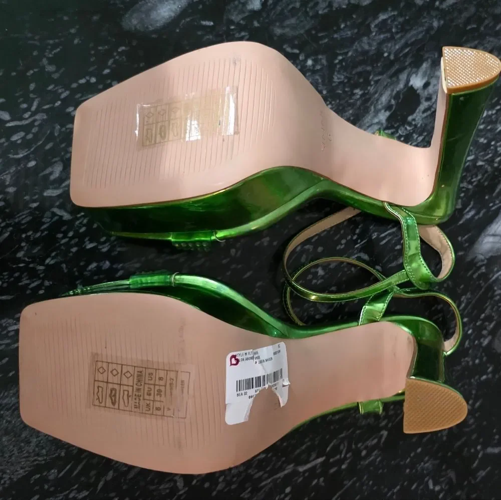 BRAND NEW SIMMI LONDON WIDE FIT RHINESTONE MULE SANDALS